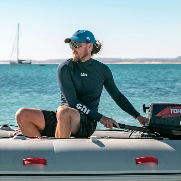2026 Gill Mens Zenzero Long Sleeve Rash Vest 5109 - Dark Navy